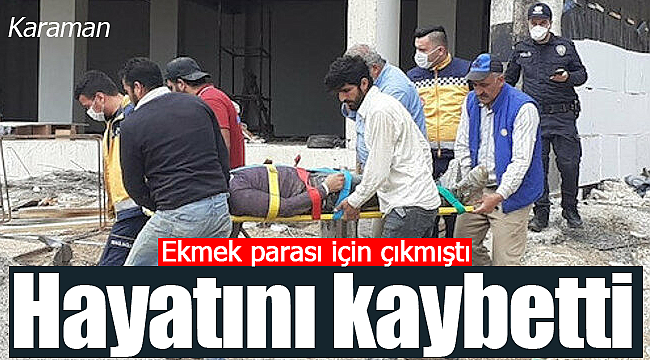 Ekmek parası için çıktığı 11'inci kattan aşağıya düştü