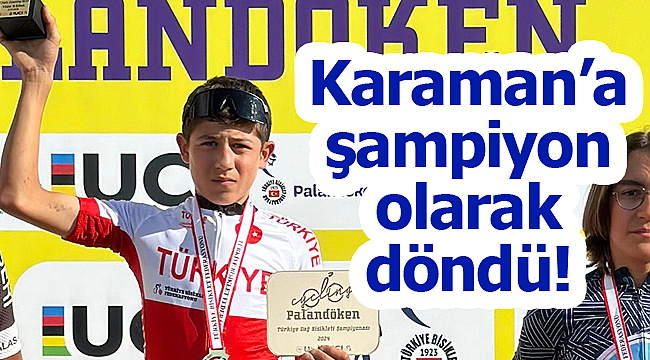 Karaman'a şampiyon olarak döndü