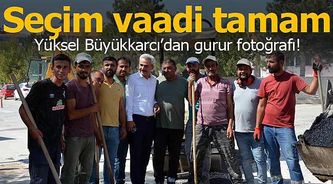 Yüksel Büyükkarcı'dan gurur fotoğrafı